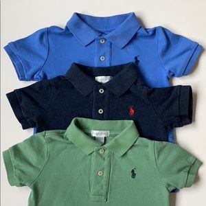 Set of 3 Ralph Lauren Polos